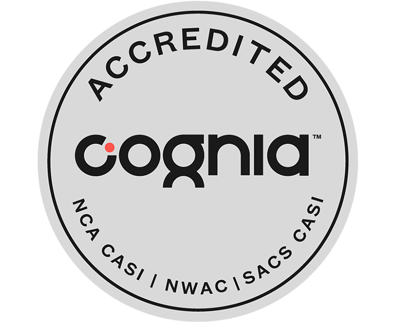 Cognia accreditation badge